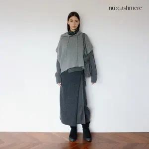 누캐시미어 25FW 메리노울 레이어링 스커트