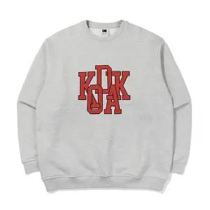 [KODAK]코닥 에버루프 세미오버핏 그래픽 맨투맨 K4323EFSI1-MGR