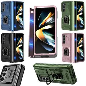 갤럭시 Z 폴드7 풀커버 아머 범퍼 케이스 스프링 힌지 보호 커버 카메라 렌즈 도어 위드링 제트폴드7 F966