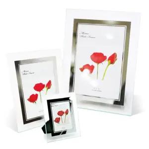 크리스탈 유리 벽걸이 탁상 액자 사진틀 8R 25x30