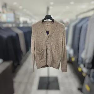 [바쏘옴므]모카브라운 오버핏 모헤어 울 블렌드 니트 가디건 WSY3WA67ABR_DG