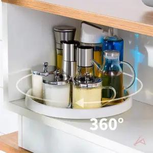 회전선반 주방 정리 수납 소스 회전 트레이 회전선반 주방 잡화 생필품 주방잡화