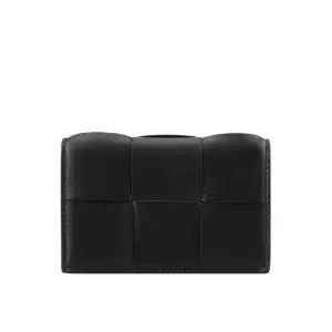 25FW 보테가베네타 814644 VCQC4 8425 카세트 명함 케이스 블랙