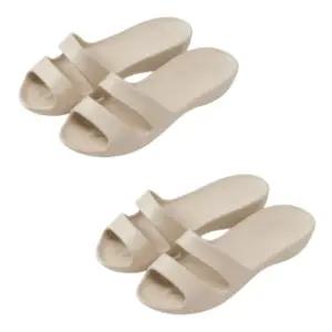 자주 유로 욕실화 EVA 거실 슬리퍼 230-245 베이지 2P