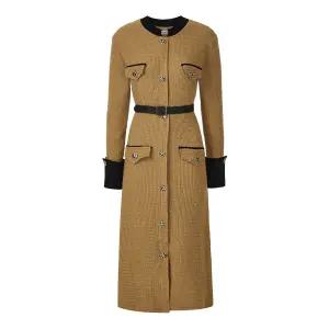 (벨트SET) 페미닌 라인 니트 원피스 PBVFF5F1OP3141