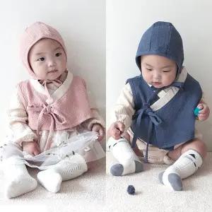 [키즈켈리]어반 한복 세트 / 아기옷 신생아옷 바디슈트 바디수트