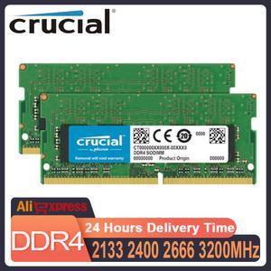 노트북 및 용 Crucial RAM 메모리 키트 32GB 2x16GB DDR4 16GB 3200MHz 2400MHz 2666MHz 213
