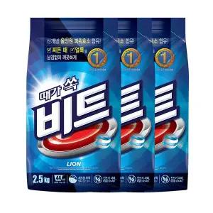 [비트] 분말세제 일반 2.5kg x 3개