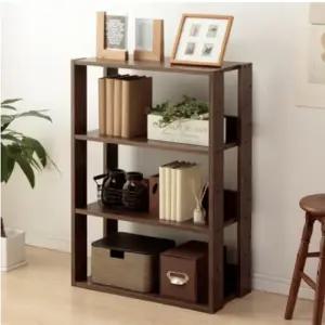 아이리스 3단 오픈 우드 수납장_브라운 OWR-400