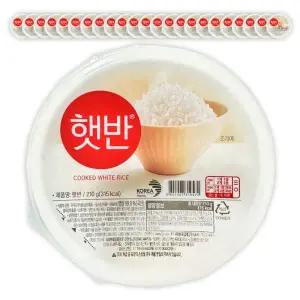 CJ 햇반 백미밥 210g 24개