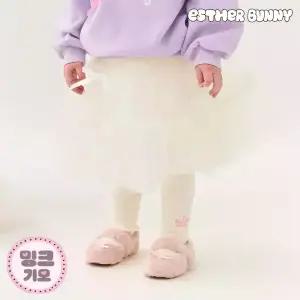 [에스더버니리틀] 벨라리본샤밍크기모레깅스