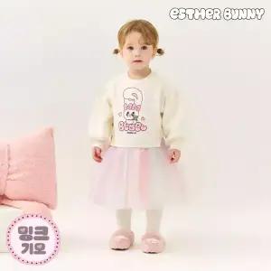 [에스더버니리틀] 레인젤샤밍크기모원피스