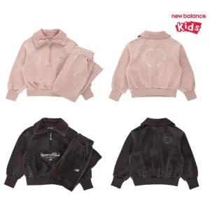 [롯데백화점]뉴발란스 NBgC_여아 기모 벨로아 카라셋업 (NK9YF4803G)