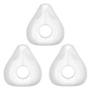 에어핏 F20 미디엄용 교체 쿠션 - 오리지널 프레임과 호환되는 마스크 초소프트 씰 & 스너그 핏으로 풀 페이스 마스크(3팩)용