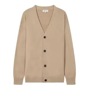 [갤러리아] 지이크 베이지 울100 라인 디테일 베이직 가디건 PJUCH8001