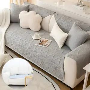 쇼파덮개 패브릭 소파 패드 순면 퀼팅 스트레드 4인용