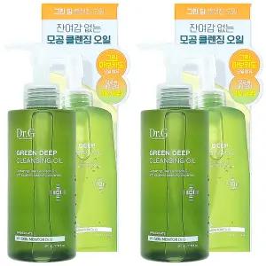 닥터지 그린 딥 클렌징 오일 210ml + 210ml 모공 속 노폐물을 부드럽게 세정