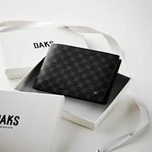 닥스 액세서리 26SS [반지갑][LOUIS PVC][루이스 PVC] 블랙 루이스 DD 패턴 PVC DBWA6E123BK