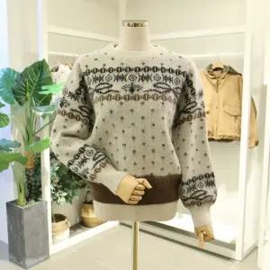 [대구백화점] [오픈클로젯]울혼방밑단배색리본니트(DO25CKN201)