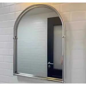 티크 디자인 골드 벽거울 화장실 거울 선반 아치형 경대