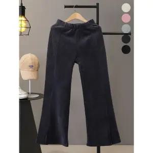 [모노시크]하네즈 융기모 골지 트임 부츠컷 밴딩 팬츠 MNPS987_P409663087