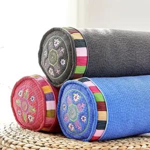 원형베개 라임 사각베개 피그먼트 3종