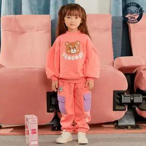 [팬콧키즈] 스노우베어 기모 맨투맨_PKTTICR91W