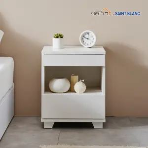 SK1430 침실 침대 옆 선반 미니 2단 서랍 협탁 400 HI