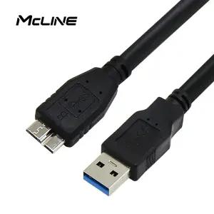 맥라인 USB 3.0 Micro B 60Cm 외장하드 케이블 도시바 WD 삼성 LG 시게이트 연결선