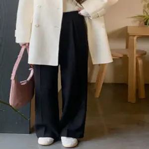 세이런 핀턱 기모 슬랙스