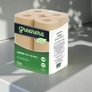 먼지 안나는 휴지 먼지없는 깨끗한 두루마리 화장지 천연펄프 12롤 27m 대나무