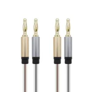 5미터 스피커연결선 바나나단자 2선케이블 OFC 바나나잭