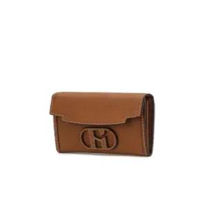 헤지스 액세서리 26SS [H20] 브라운 H패치 소가죽 플랩 카드지갑 HIHO6E540W2