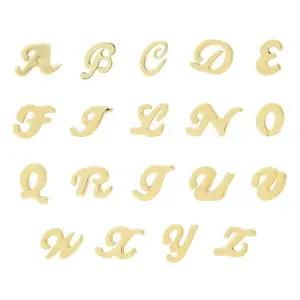 [미니아트] 14K 골드 이니셜 심플 귀걸이 한쪽