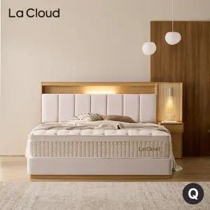 [퀸(Q)] 라클라우드 오가르 호텔식 침대 프레임+매트리스 세트 (패널 제외)