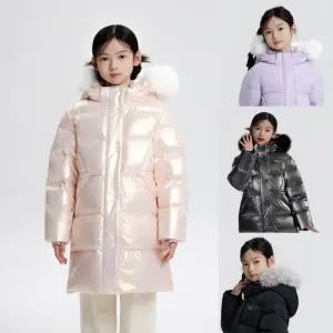 [롯데백화점]내셔널지오그래픽 여아 셀레네 롱 덕 다운 점퍼 K254GDW020