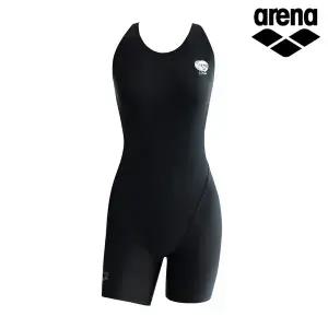 [아레나] 여성 반전신 일반 3부 반신 U백 수영복 A4FL1LD34