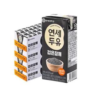 연세 검은참깨 두유 190ml 24팩 4박스(총96팩)