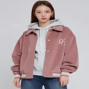 [레코브](레코브) 코듀로이 로고 퀄팅 바시티 자켓(LG21D1JK001X)