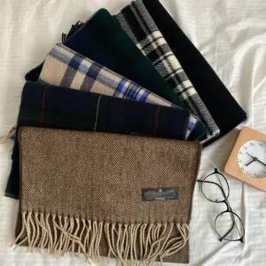 국산 겨울 체크 무지 헤링본 머플러 남성 남자 목도리 여자 여성 목도리