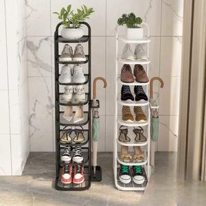 철제 틈새 신발장 화이트 정리 슬림장 현관