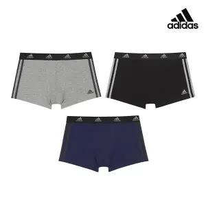 아디다스언더웨어 아디다스 코튼 컴포트 남성 드로즈 3종 세트 126768