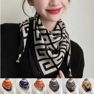 여성 고급스럽고 매력적인 패턴 마그네틱 자석 스카프