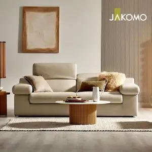 [자코모] 몰리 3인 기능성 슈렁큰 천연면피 소가죽 소파