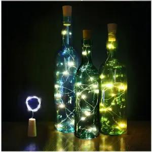 LED 코르크 마개 와이어 조명 와인병 무드등 전구