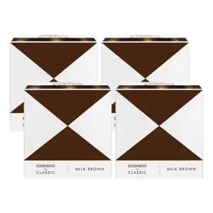 순수 더 클래식 염색약 밀크 브라운X4개