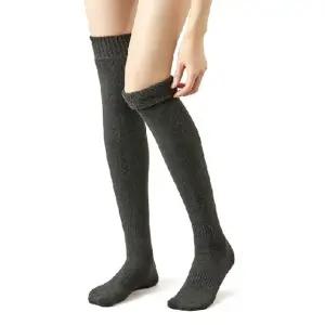 #넬]4종]테리 오버 더 무릎 위 방한 양말