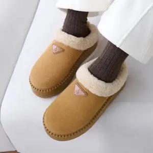 퍼안감 로펜 플랫폼 털 슬리퍼 5cm