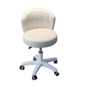 바퀴달린의자 등받이 간이 작업 좌식 미니 체어 이동식 의자