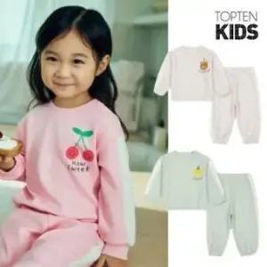 유아 차윤아트 라인배색 셋업 (MKF4IP3302)